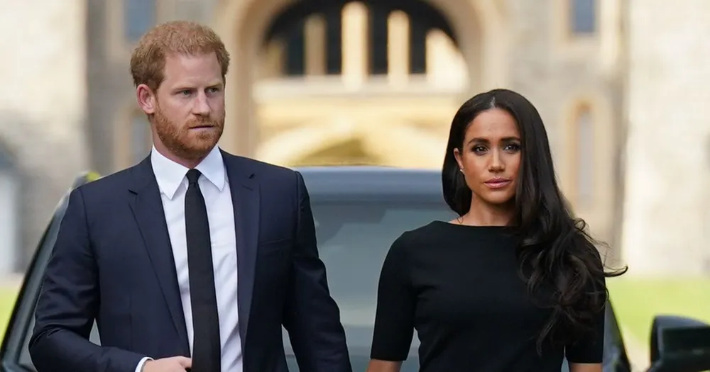 Hoàng tử Harry và vợ là Công nương Meghan. Ảnh: PA