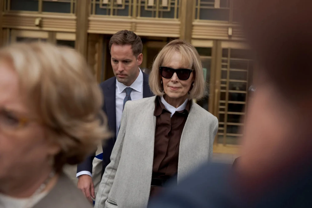 Cựu nhà báo Mỹ E. Jean Carroll. Ảnh: THE NEW YORK TIMES