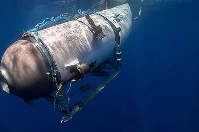 Mẫu tàu ngầm chuyên đưa du khách tới tham quan xác Titanic. Ảnh: OCEANGATE EXPEDITIONS Mẫu tàu ngầm chuyên đưa du khách tới tham quan xác Titanic. Ảnh: OCEANGATE EXPEDITIONS