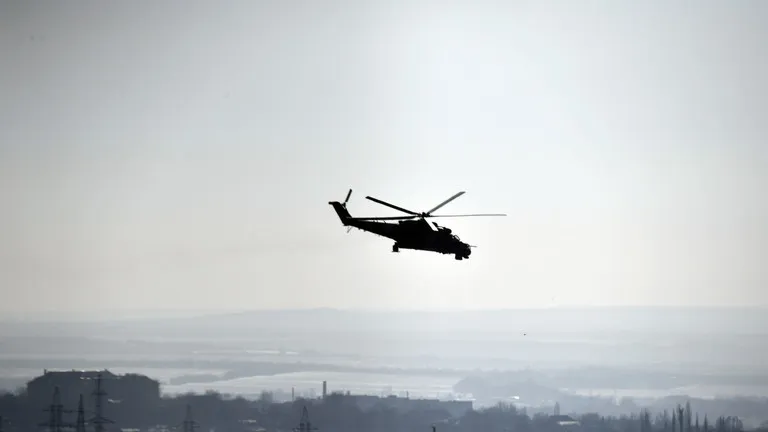 Một máy bay trực thăng quân sự Mi-24. Ảnh: SPUTNIK