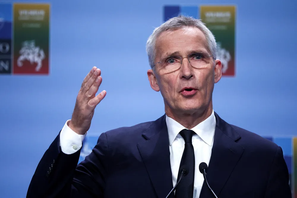 Tổng thư ký NATO Jens Stoltenberg. Ảnh: REUTERS Tổng thư ký NATO Jens Stoltenberg. Ảnh: REUTERS