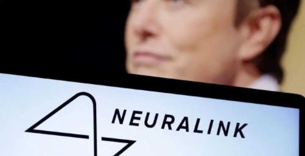 Logo của Công ty công nghệ thần kinh Neuralink. Ảnh: REUTERS Công ty của tỉ phú Musk chuẩn bị thử nghiệm gắn chip vào não người