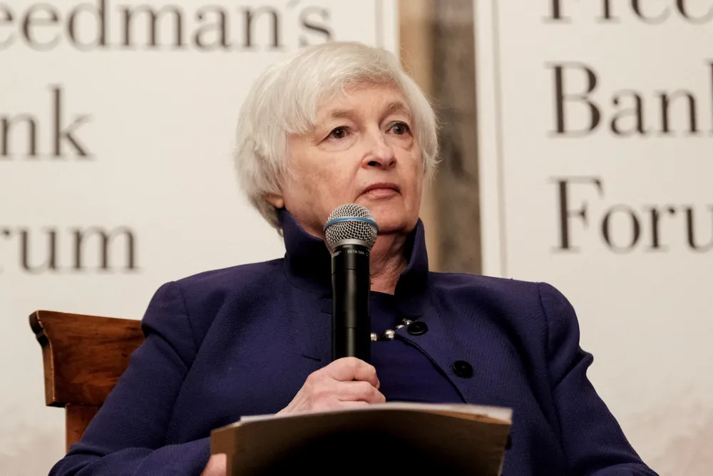 Bộ trưởng Tài chính Mỹ Janet Yellen. Ảnh: REUTERS ukraine-nga.jpg