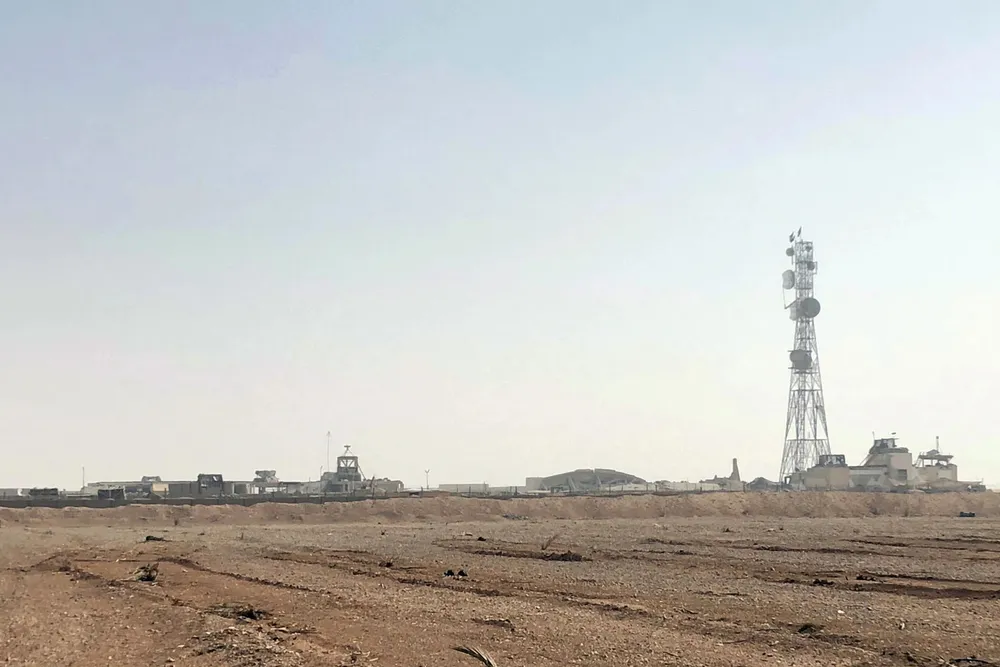 Một căn cứ quân sự của Mỹ ở miền nam Syria. Ảnh: AP my.jpg