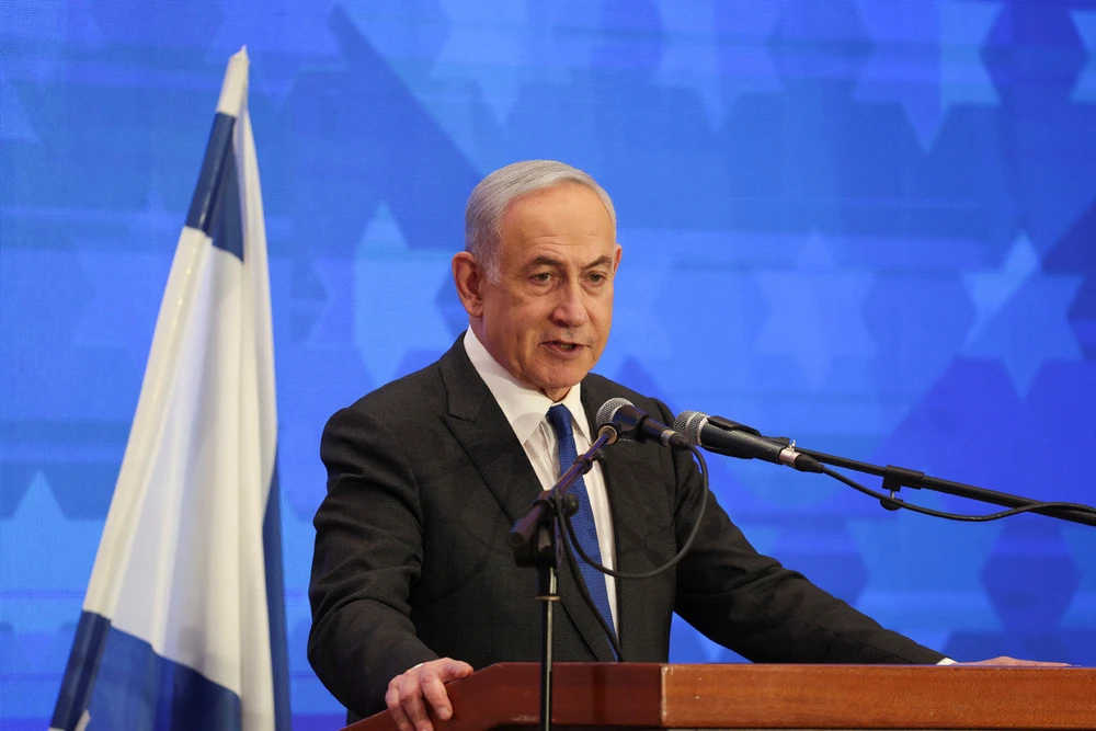 Thủ tướng Israel Benjamin Netanyahu. Ảnh: TÂN HOA XÃ Xung đột Israel-Hamas 24-2