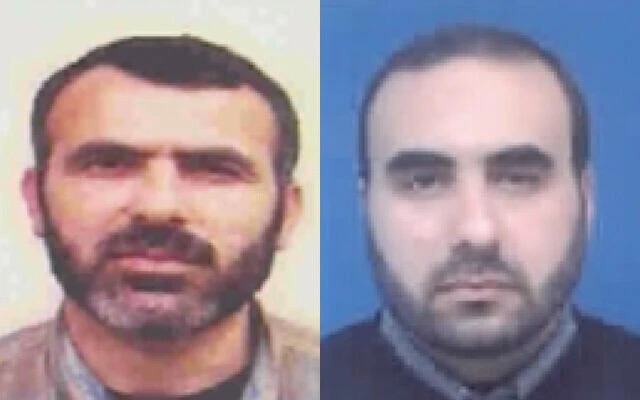 Phó lãnh đạo Hamas Marwan Issa (trái) và chỉ huy cấp cao Hamas Ghazi Abu Tama'a. Ảnh: LỰC LƯỢNG PHÒNG VỆ ISRAEL Israel tuyên bố tiêu diệt phó lãnh đạo Hamas trong một đợt không kích