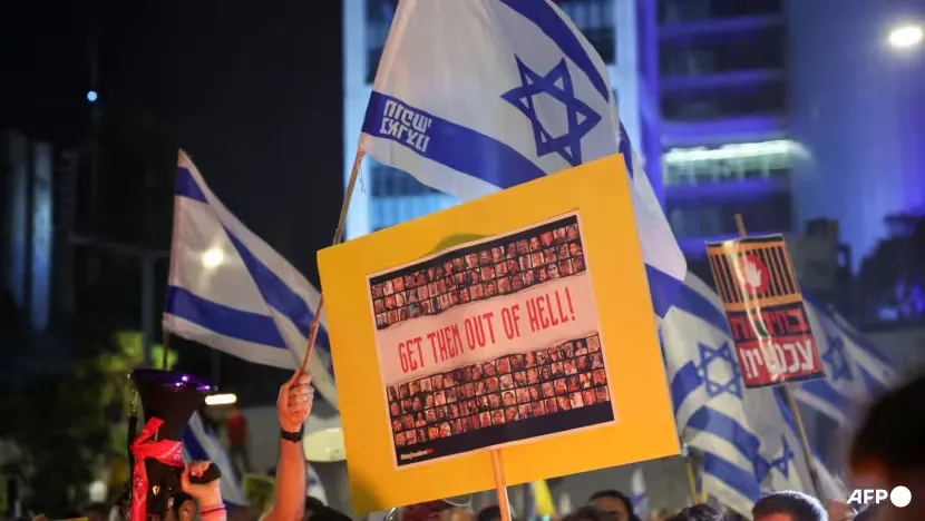 Chùm ảnh: Biểu tình quy mô lớn ở Israel khi chiến sự tròn nửa năm