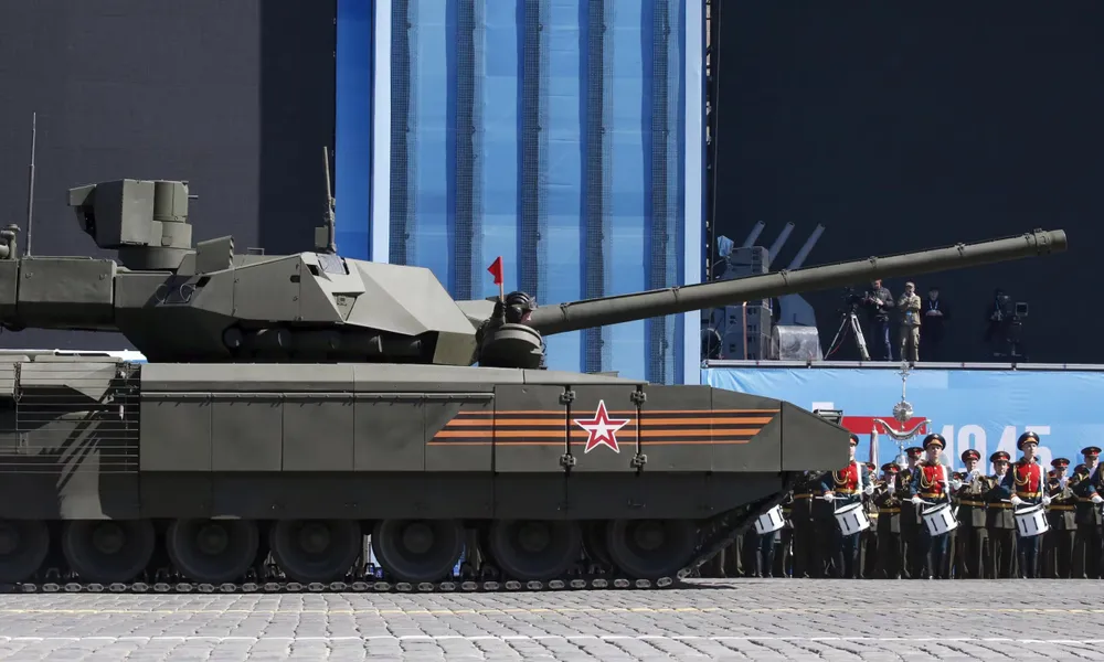 Xe tăng T-14 Armata của Nga. Ảnh: REUTERS xe-tang-2.jpg