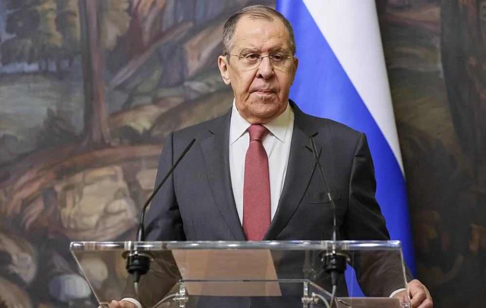 Ngoại trưởng Nga Sergey Lavrov. Ảnh: TASS Chiến sự Nga - Ukraine 20-4