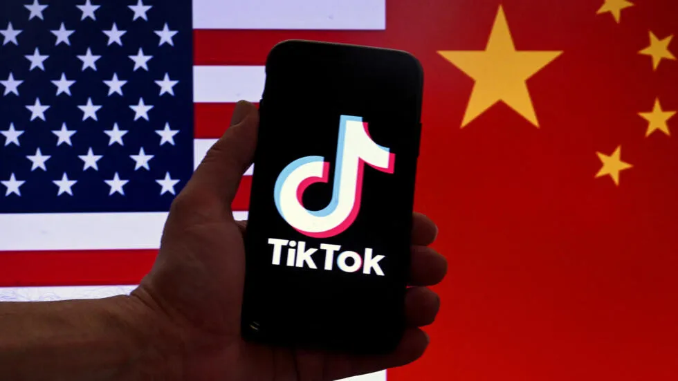 Logo của mạng xã hội TikTok. Ảnh: AFP TikTok sắp bị cấm ở Mỹ, chuyện gì tiếp theo?