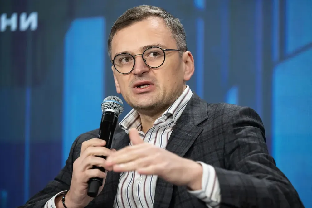 Ngoại trưởng Ukraine Dmytro Kuleba. Ảnh: ANADOLU AGENCY Chiến sự Nga - Ukraine 25-5