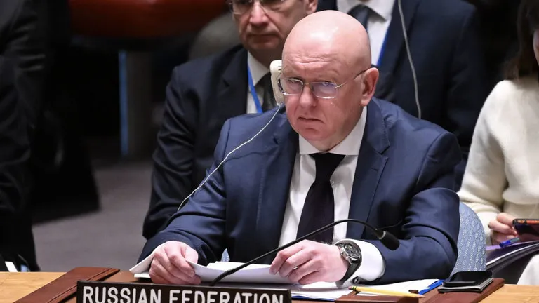 Đại sứ Nga tại Liên hợp quốc - ông Vassily Nebenzia. Ảnh: ANADOLU AGENCY de-xuat-ngung-ban-cua-ong-putin-1.jpg