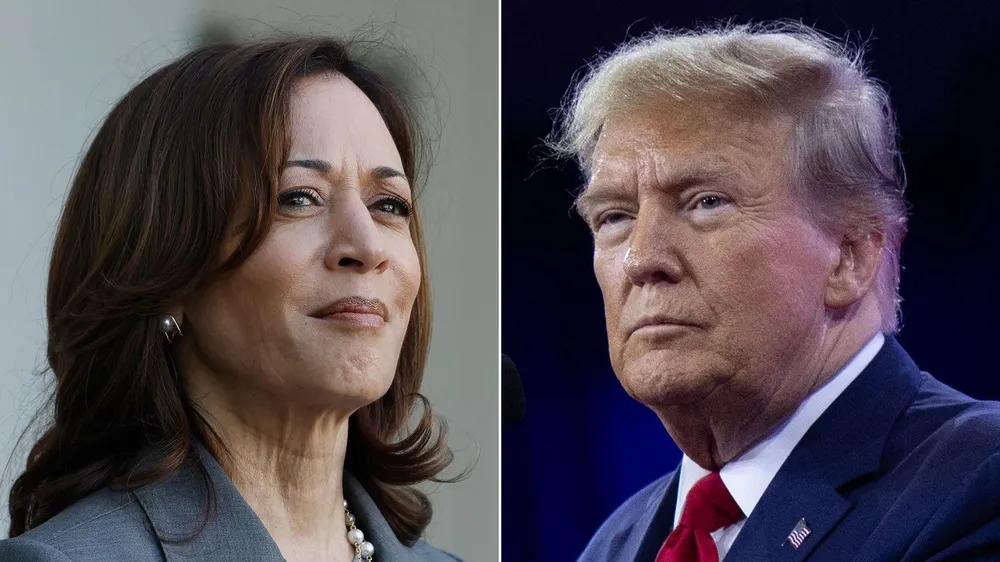 Phó Tổng thống Mỹ Kamala Harris và cựu Tổng thống Mỹ Donald Trump. Ảnh: CNN pho-tong-thong-1.jpg