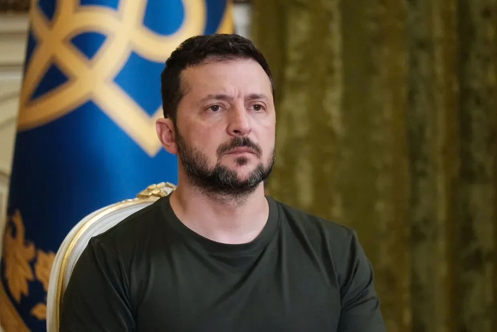 Tổng thống Ukraine Volodymyr Zelensky. Ảnh: KYIV INDEPENDENT chien-su-nga-ukraine-1.jpg