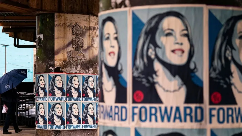 Ảnh Phó Tổng thống Mỹ Kamala Harris, ứng viên tổng thống đảng Dân chủ, tại TP Chicago, bang Illinois (Mỹ). Ảnh: BLOOMBERG Đại hội toàn quốc đảng Dân chủ: Chặt chẽ từ chương trình nghị sự đến an ninh