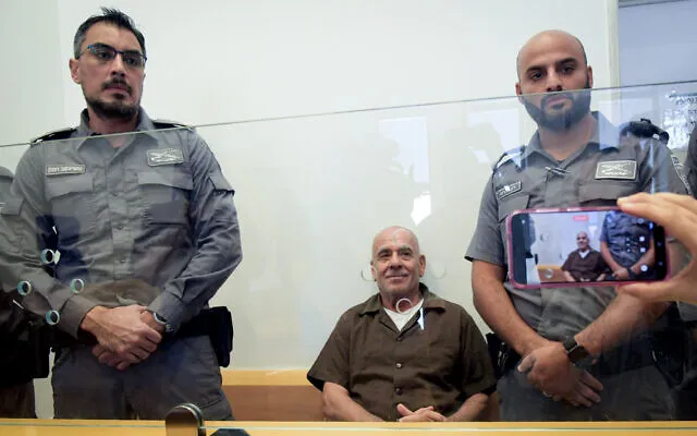 Ông Moti Maman - nghi phạm âm mưu ám sát thủ tướng Israel Benjamin Netanyahu - tại tòa án ở TP Beersheba (Israel) ngày 19-9. Ảnh: THE TIMES OF ISRAEL Israel tuyên bố phá âm mưu ám sát Thủ tướng Netanyahu