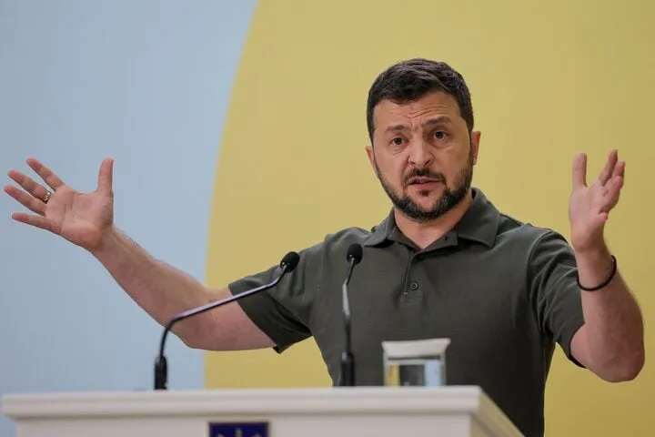 Tổng thống Ukraine Volodymyr Zelensky. Ảnh: REUTERS Chiến sự Nga - Ukraine 21-9