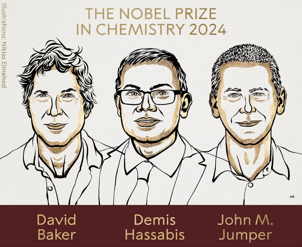 Nobel Hóa học 2024 gọi tên công trình nghiên cứu protein