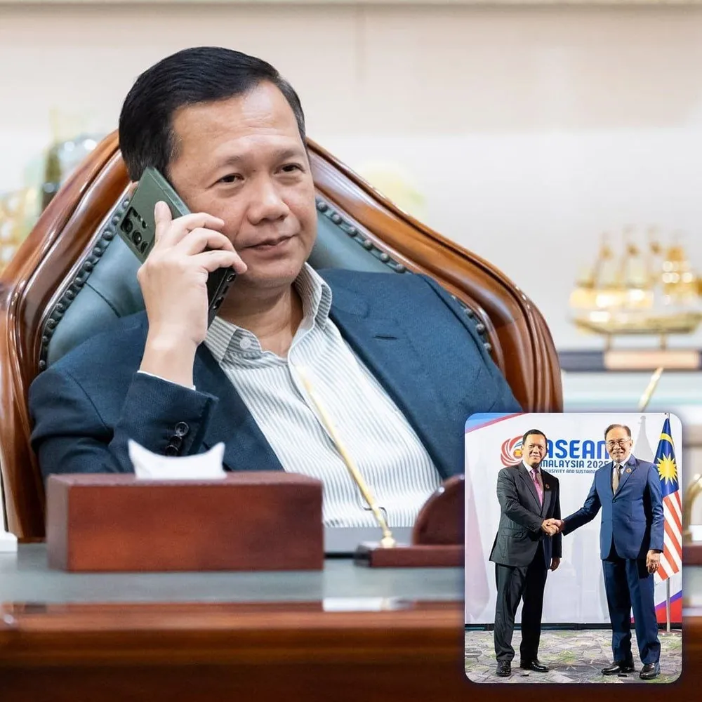 Ông Hun Manet lên tiếng về cuộc điện đàm với thủ tướng Malaysia liên quan thoả thuận ngừng bắn Thái Lan - Campuchia