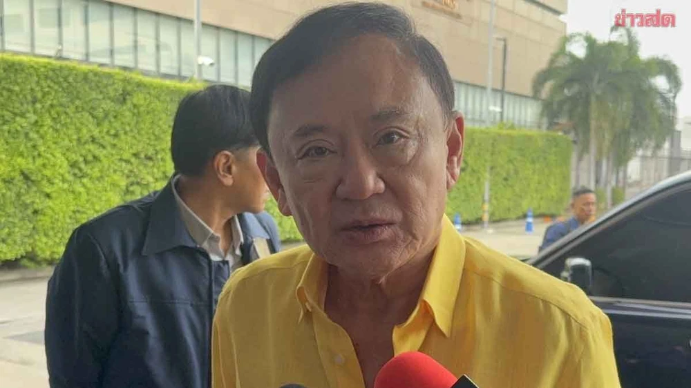 Cựu Thủ tướng Thái Lan Thaksin Shinawatra. Ảnh: KHAOSOD