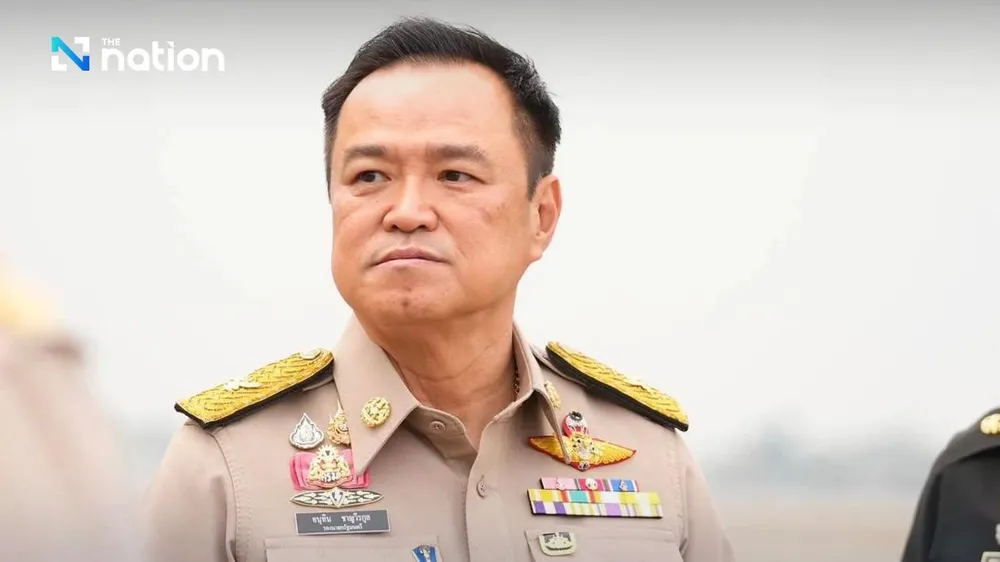 Ông Anutin Charnviraku - lãnh đạo đảng Bhumjaithai. Ảnh: NATION