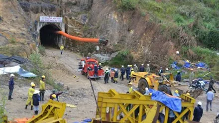 Cửa hầm thủy điện Đa Dâng - Đạ Chomo - Ảnh: Lâm Viên/ Thanh Niên