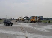 Chuẩn bị bay thử nghiệm đường băng mới tại sân bay Nội Bài ảnh 1 Cảnh cáo 2 nhà thầu thi công dự án nâng cấp sân bay Nội Bài