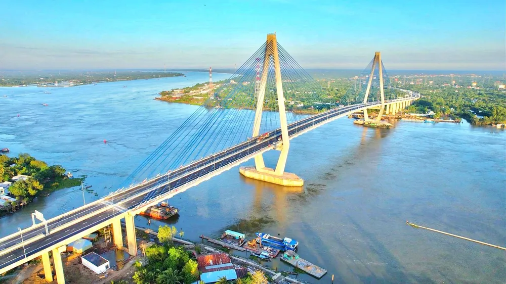 Cầu Mỹ Thuận 2 vừa được khánh thành. Ảnh: HẢI DƯƠNG