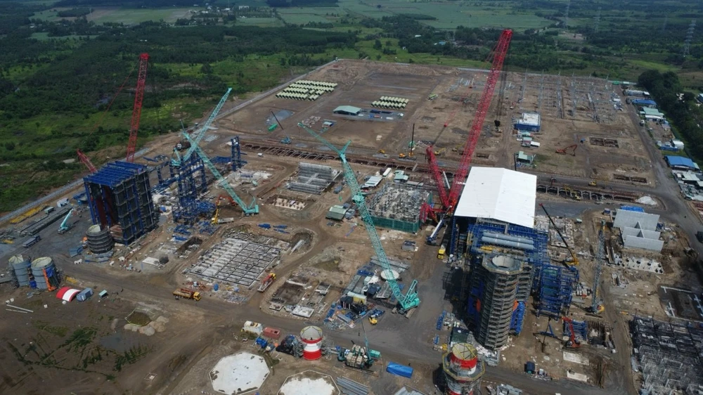 Nhon Dự án Nhà máy điện Nhơn Trạch 3 và 4. Ảnh: VŨ HỘI