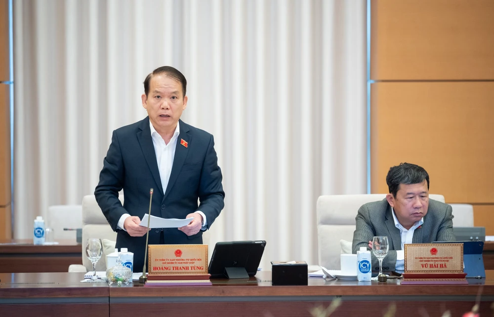 Chủ nhiệm Ủy ban Pháp luật Hoàng Thanh Tùng. Ảnh: PHẠM THẮNG Cảnh sát giao thông