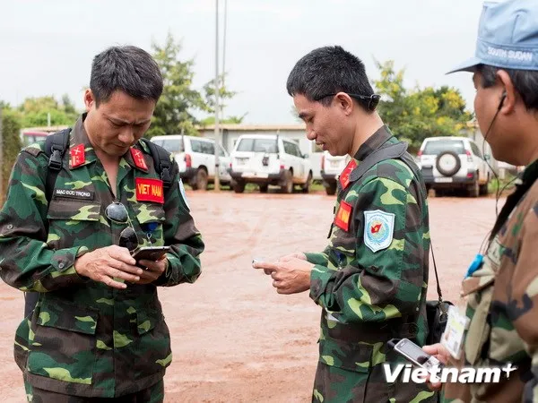 Hình ảnh đầu tiên của hai sỹ quan Việt Nam trong lực lượng giữ gìn hòa bình LHQ ở Sudan ảnh 6