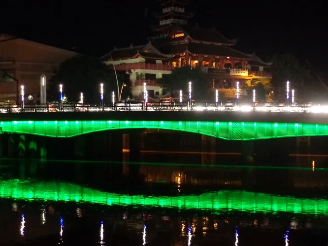 Lung linh sắc màu cầu Lê Văn Sỹ ảnh 6