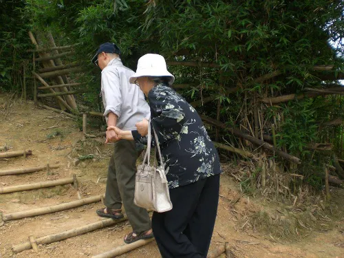 Trong trí nhớ bạn bè và người thân, lúc nào hai cụ cũng sát cánh bên nhau, nắm tay nhau đi khắp mọi nơi. Ảnh:Facebook. 10704002-881881945156842-63314-8602-5613