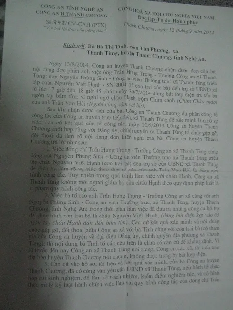 Cán bộ xã mất chim, công an 'dùng hình' với cháu 10 tuổi? ảnh 3