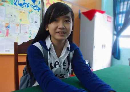 Em Bùi Thị Tú Trinh nhiều năm liền là học sinh giỏi