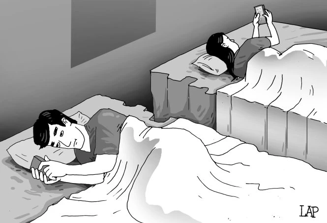 Gia đình sum họp trên... mạng ảnh 1