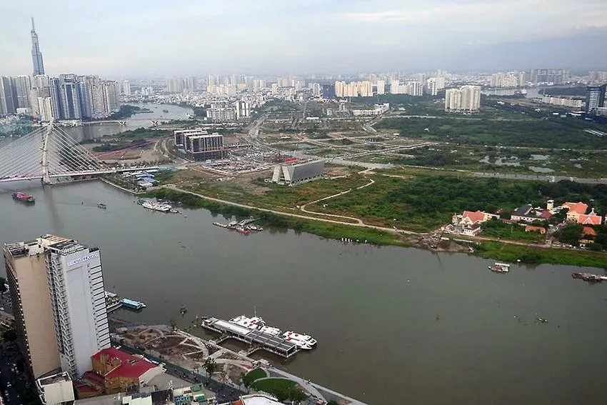 Một góc khu đô thị mới Thủ Thiêm nhìn từ trung tâm TP.HCM. Ảnh: HOÀNG GIANG Một góc khu đô thị mới Thủ Thiêm nhìn từ trung tâm TP.HCM. Ảnh: HOÀNG GIANG