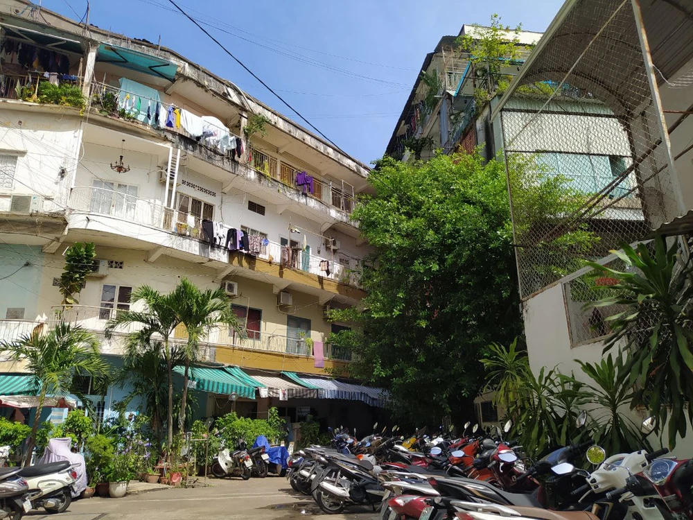 Một chung cư cũ tại quận 3. Ảnh: P.D chung-cu-cu-quan-3.jpg