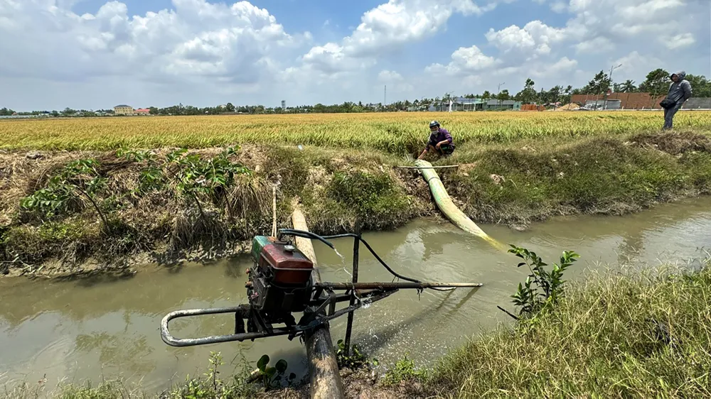 Nguyên nhân chính của việc sạt lở đồng bằng sông Cửu Long là do thiếu cát và phù sa. Ảnh: CHÂU ANH han-man-anh-5.jpg