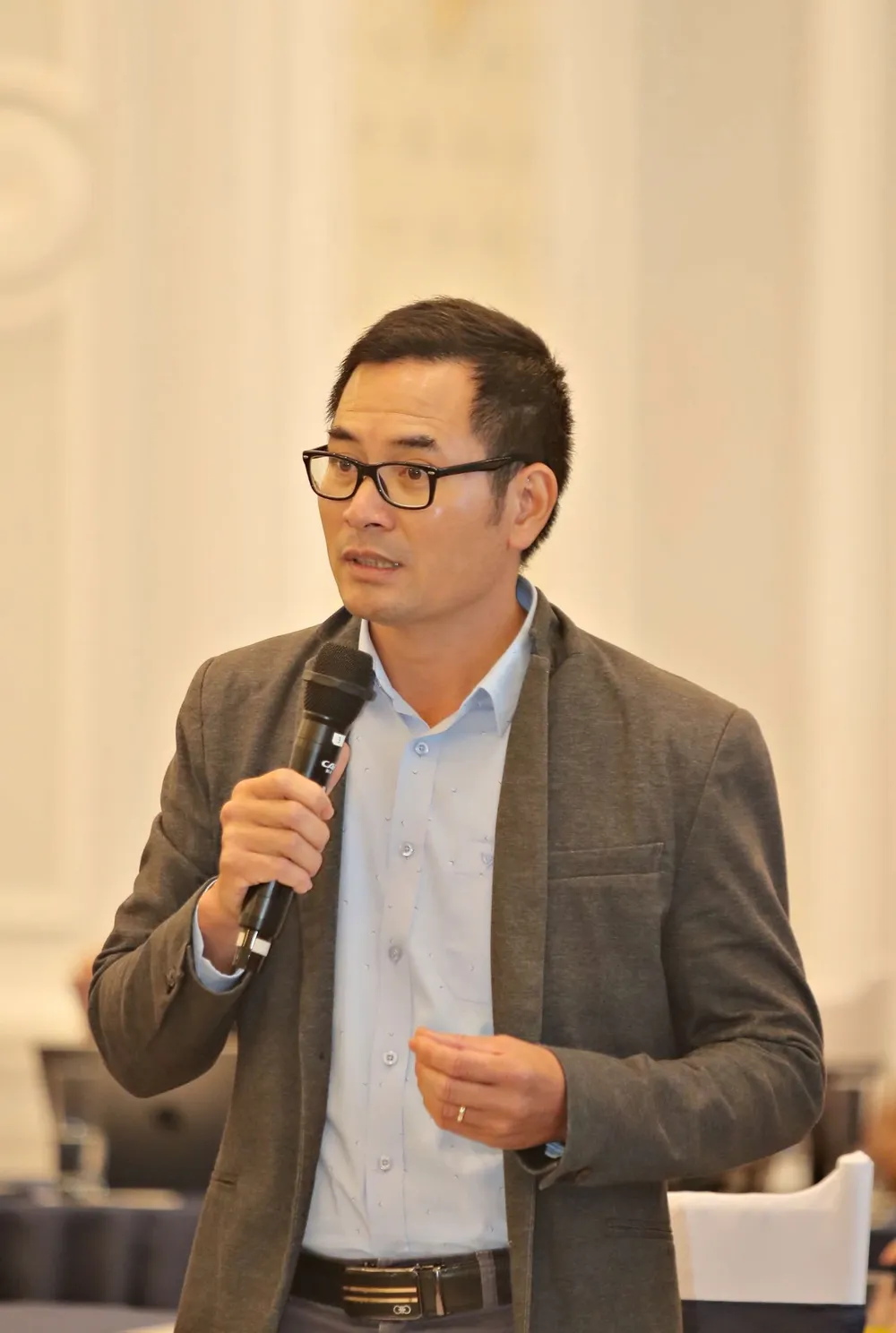 Tiến sĩ Đinh Quảng Anh - Khoa Nông lâm, Trường Đại học Đà Lạt. Ảnh: TIẾN THÀNH nong-san-da-lat-dinhquanganh.jpg