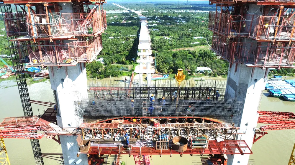 Phần cầu chính Rạch Miễu 2 sẽ được kéo dây văng đầu tiên vào đầu tháng 8-2024 Cau-Rach-Mieu-2 (5).jpg