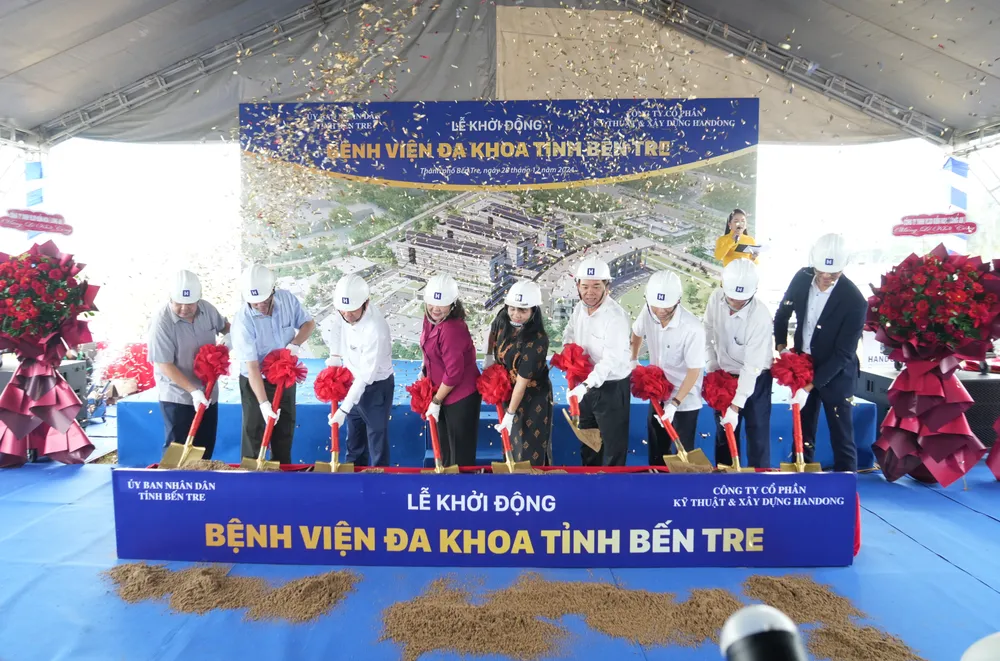 Bến Tre: Khởi động xây dựng dự án Bệnh viện đạt chuẩn hạng 2 hơn 1.658 tỉ đồng