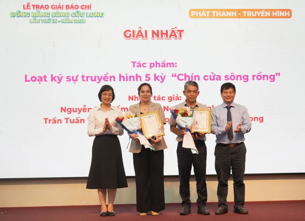 22 tác phẩm đạt giải báo chí Đồng bằng sông Cửu Long lần IX năm 2025