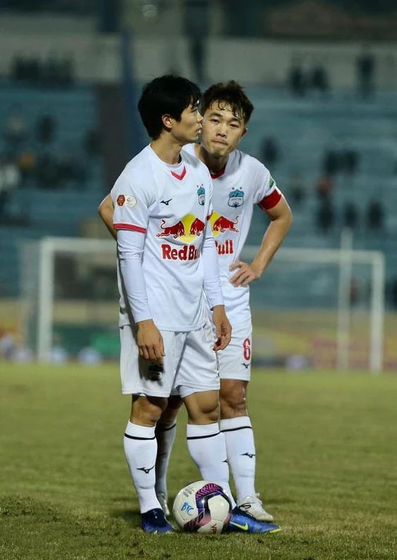 Công Phượng và Xuân Trường. Ảnh: BĐ&amp;CS