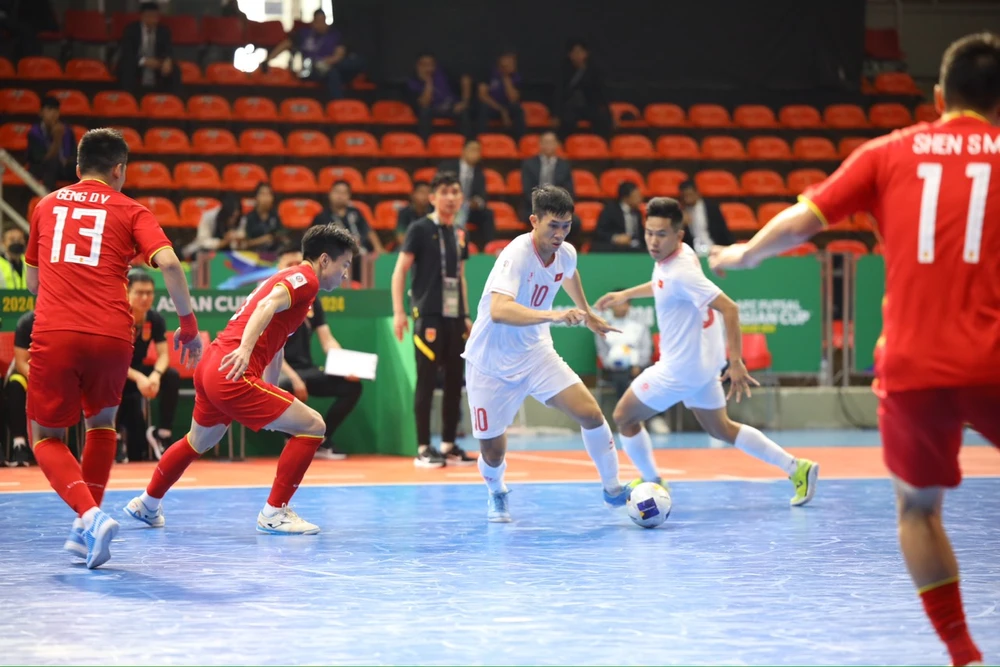 Futsal Trung Quốc có tiến bộ lớn tại giải châu Á. Ảnh: HỒNG PHAN futsal-viet-nam.jpeg