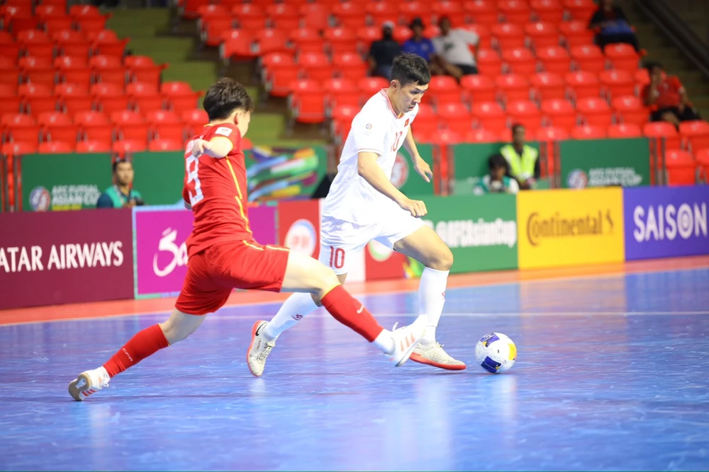 Futsal Trung Quốc có rất nhiều tiến bộ. ẢNH: HỒNG PHAN viet-nam-trung-quoc.jpeg