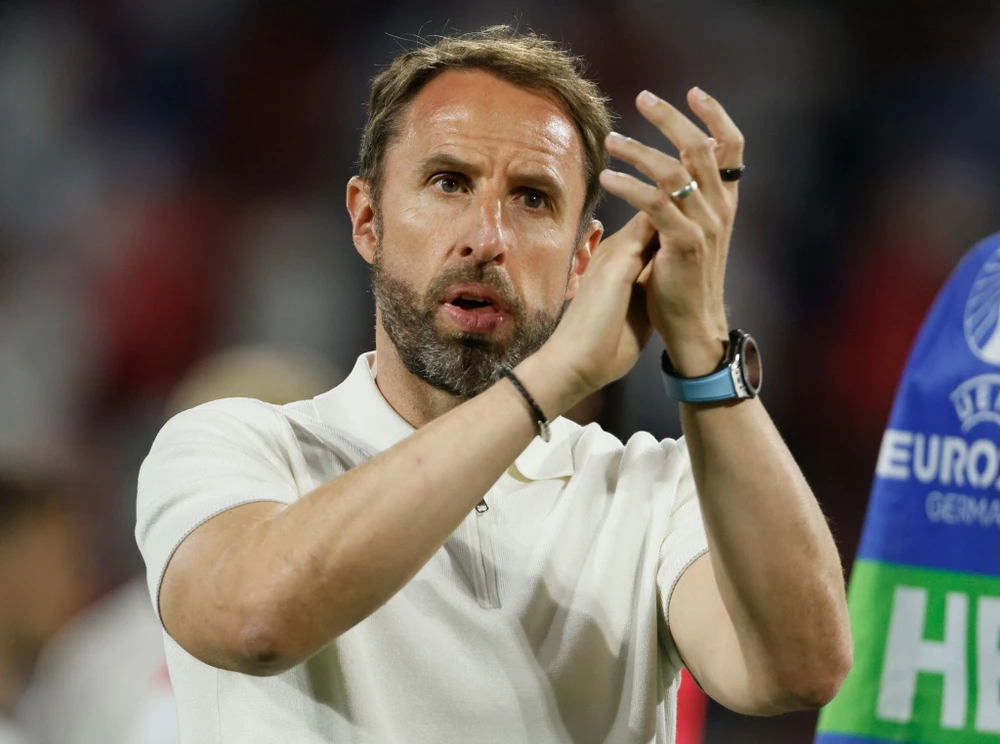 HLV Gareth Southgate bất chấp những chỉ trích vì ông tin rằng mình đang đi đúng hướng với sự thực dụng cần có của đội tuyển Anh. Ảnh: GETTY IMAGES Anh sẽ vô địch-kịch bản -Bồ Đào Nha-1.jpg