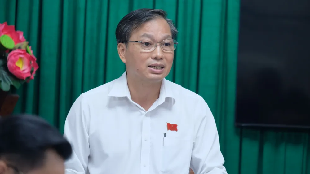 Ông Nguyễn Văn Đạt Phó trưởng ban pháp chế HĐND TP.HCM. ẢNH: SONG MAI