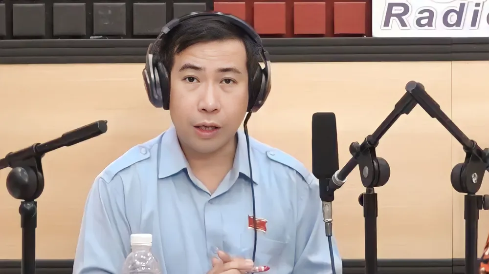 Ông Lê Minh Đức - Phó Trưởng Ban Pháp chế HĐND TP.HCM. Ảnh chụp màn hình