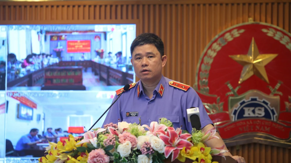 Viện trưởng VKSND TP.HCM Nguyễn Đức Thái. Ảnh: TC